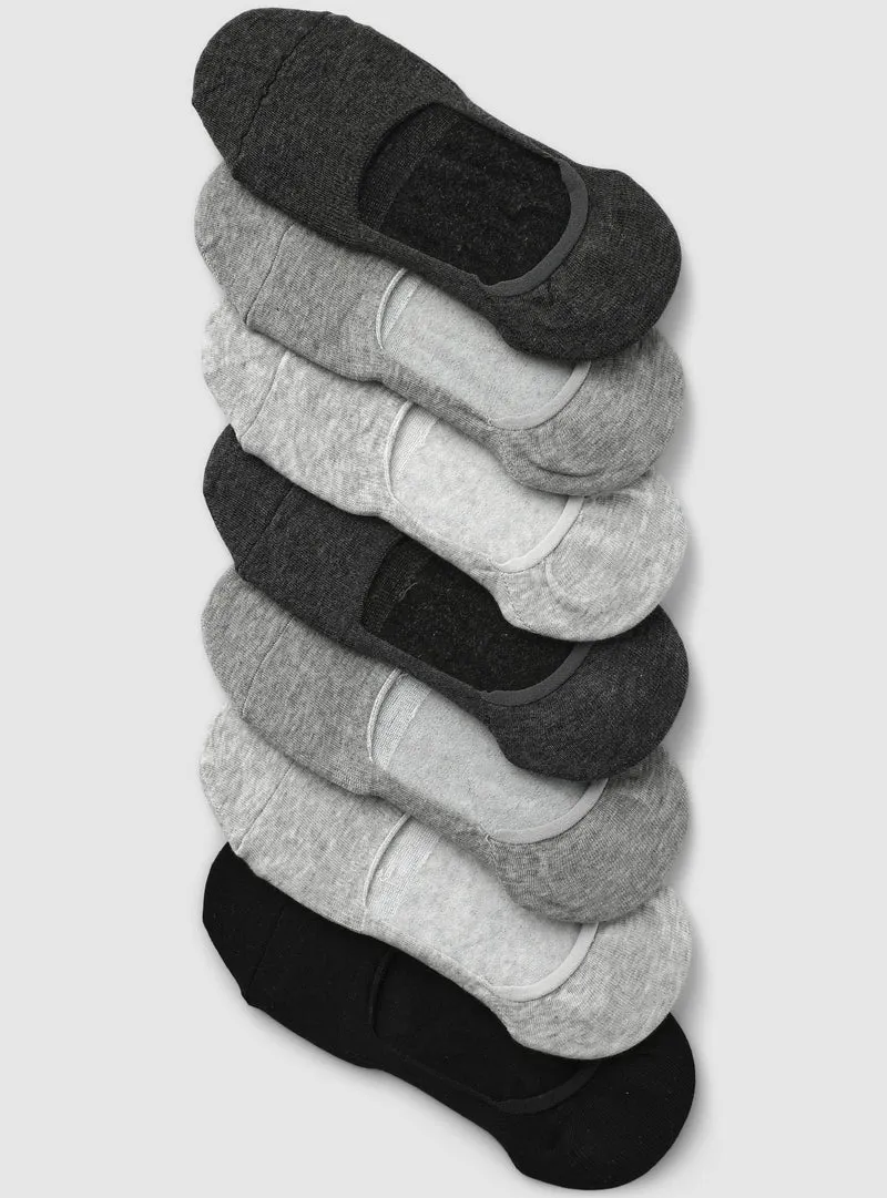 Pack 7 calzini fantasmini con grip interno