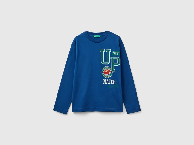 T-shirt manica lunga in cotone bio