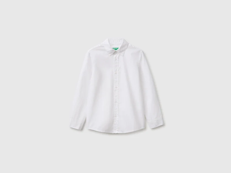 Camicia a righe 100% cotone