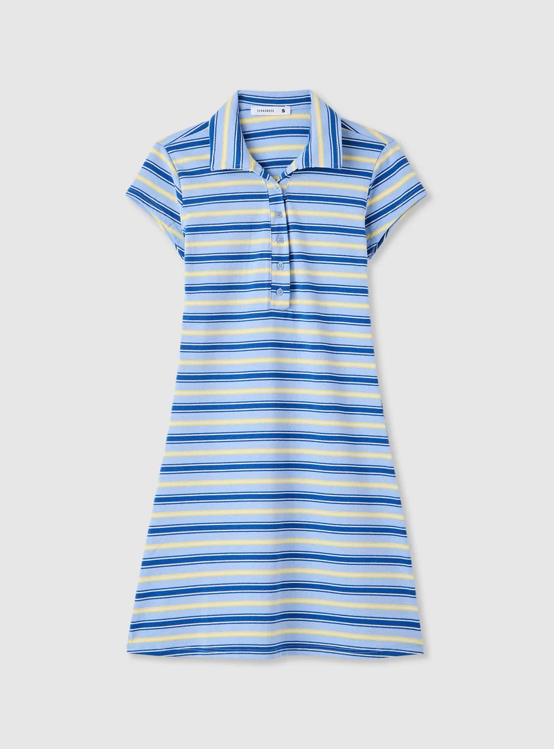 Vestito polo a righe
