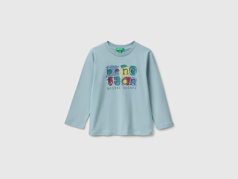 T-shirt manica lunga con stampa
