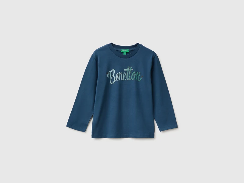 T-shirt manica lunga con stampa
