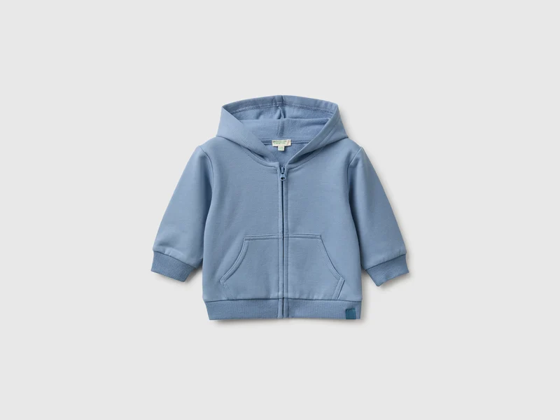 Felpa con zip e cappuccio