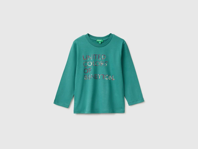 T-shirt manica lunga con stampa