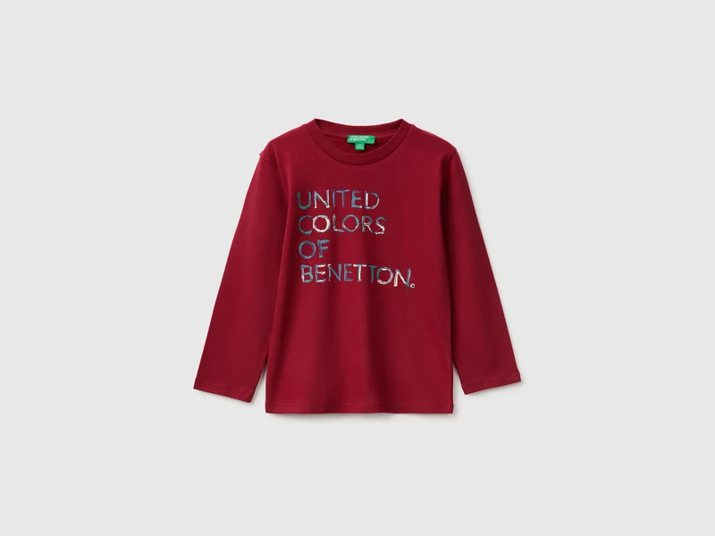 T-shirt manica lunga con stampa