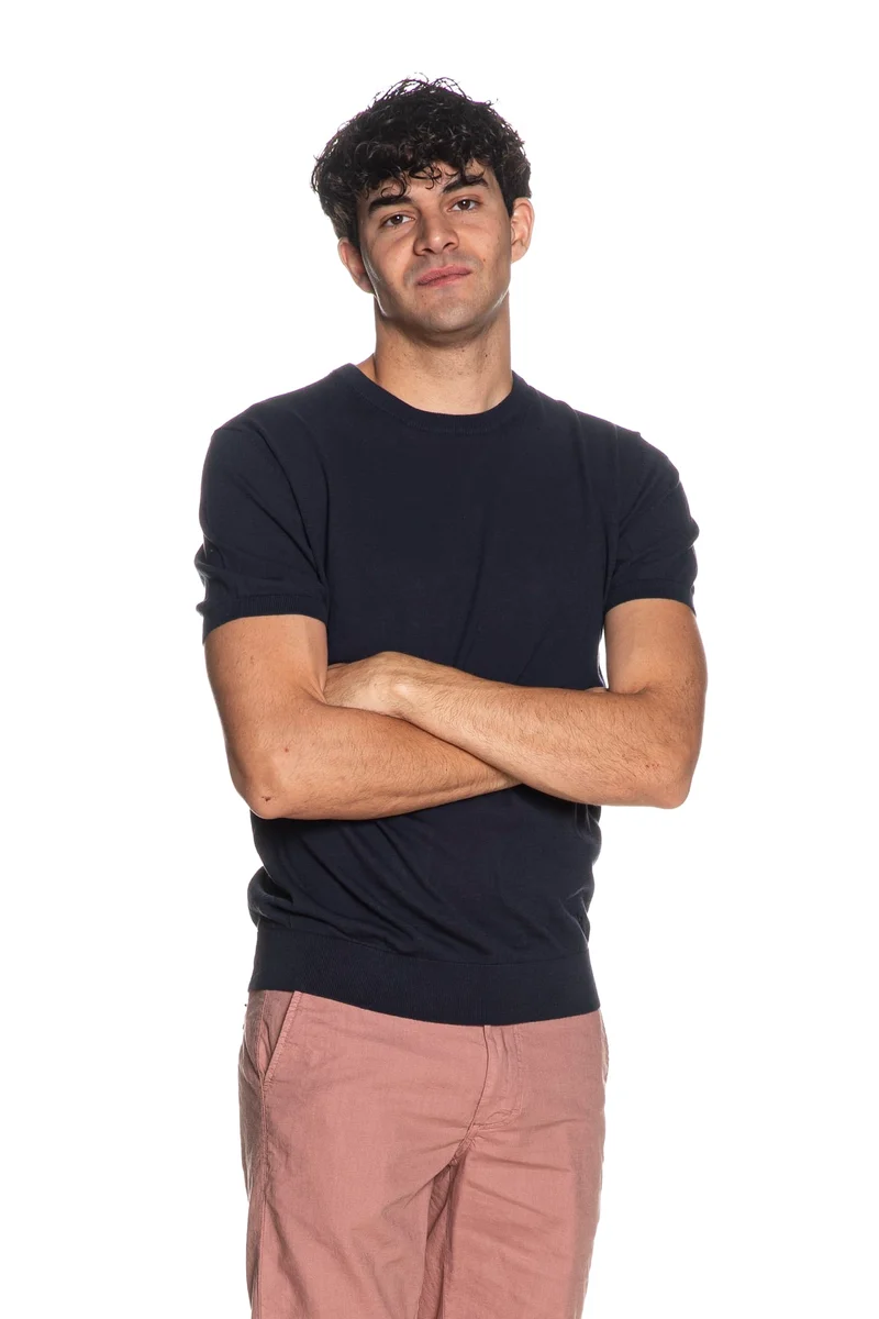 Maglia Yes Zee Ss Knit Tee Da Uomo Blu Navy