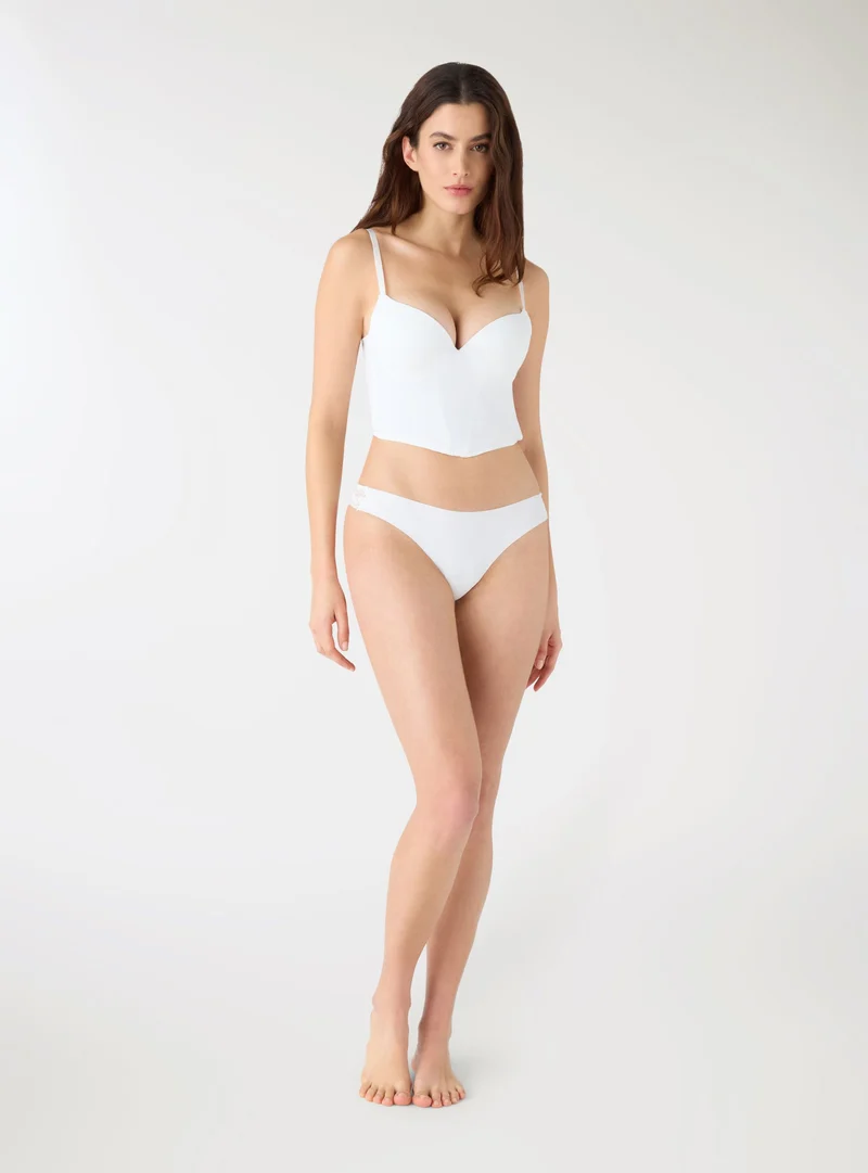 Pack 2 slip brasiliana con pizzo retro