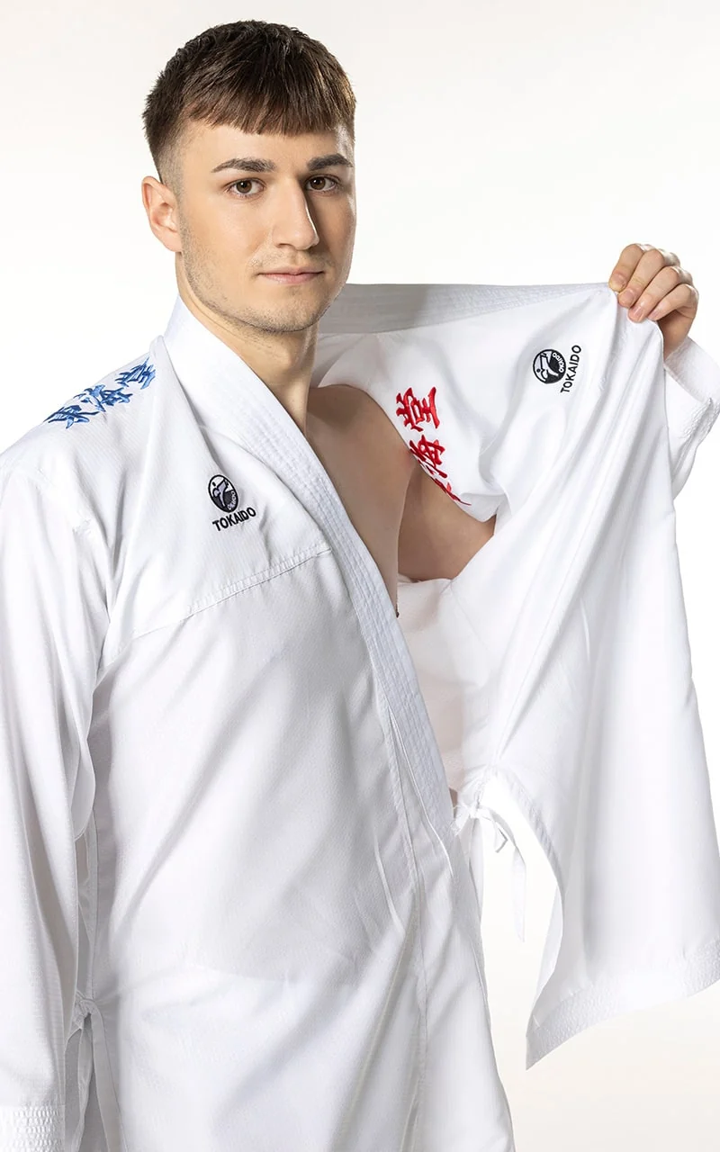 Karategi Tokaido Kumite Master K1 WKF - Reversibile Giacca Rosso/Blu