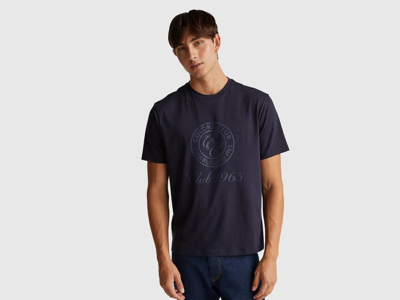 T-shirt in cotone con logo