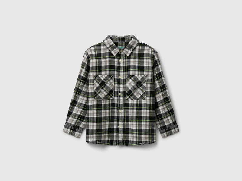 Camicia a quadri 100% cotone