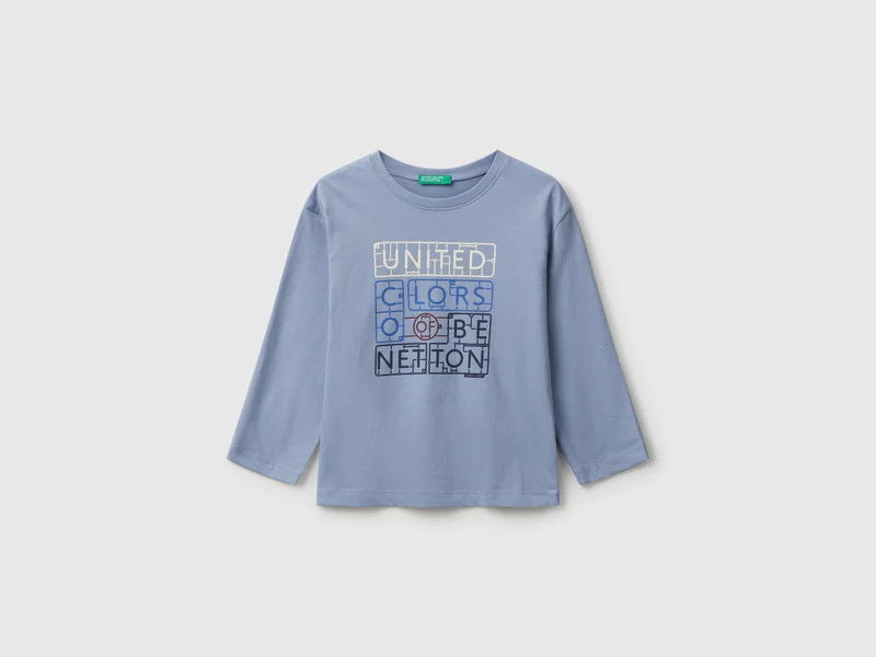 T-shirt con stampa logo