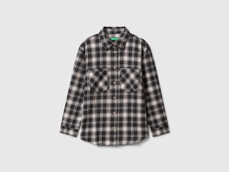 Camicia a quadri con tasche
