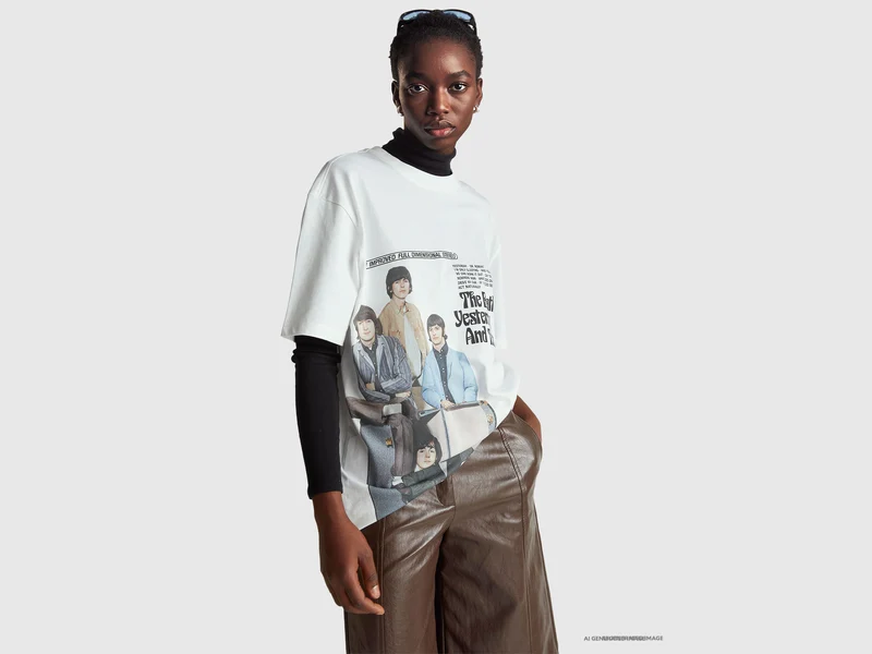 T-shirt The Beatles in cotone