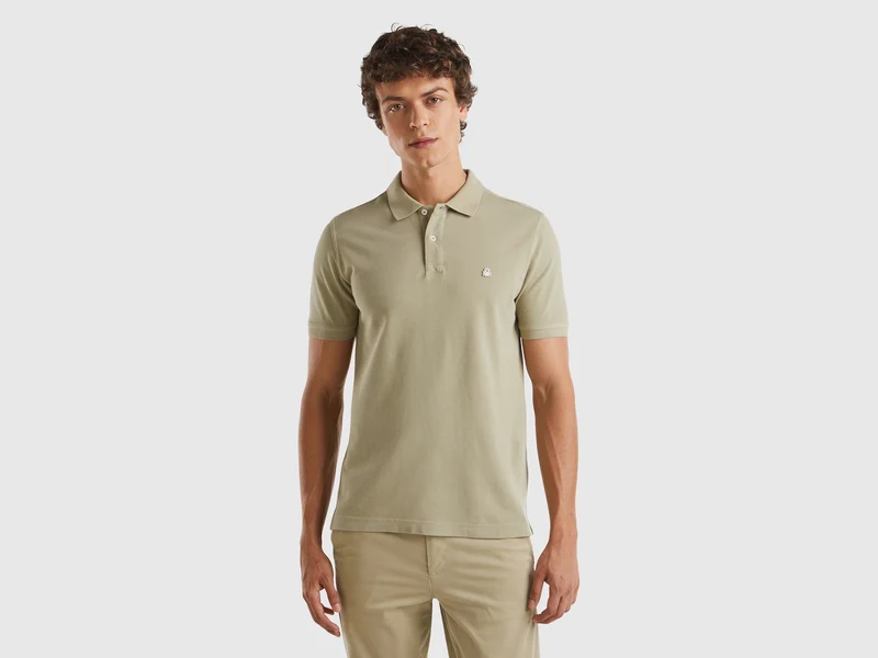 Polo regular fit verde salvia