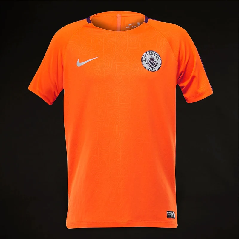 Top Manica Corta Junior Nike Manchester City 2018/19 Dry Squad GX CL