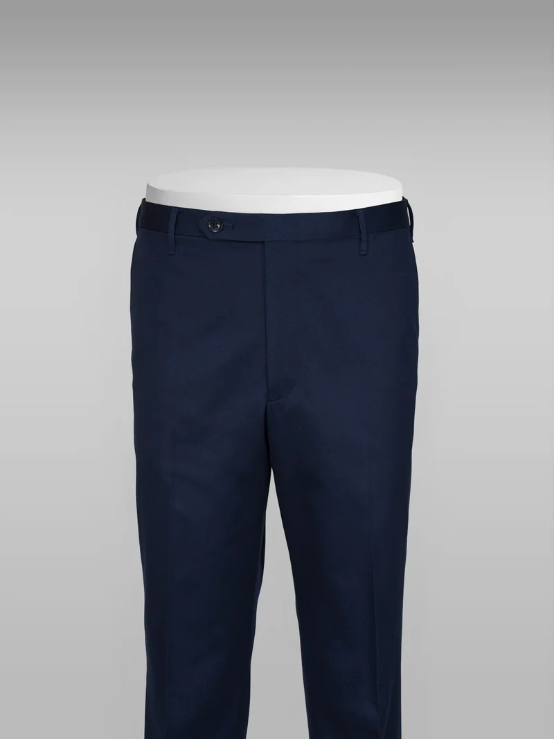 Roma blue cotton trousers