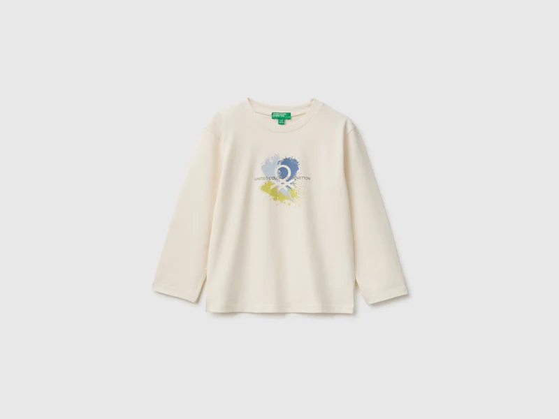 T-shirt manica lunga con stampa