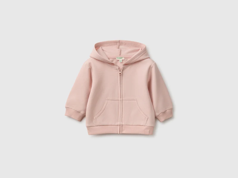 Felpa con zip e cappuccio