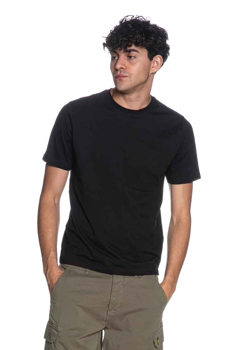 T Shirt Pyke Studio Basic Da Uomo Nera