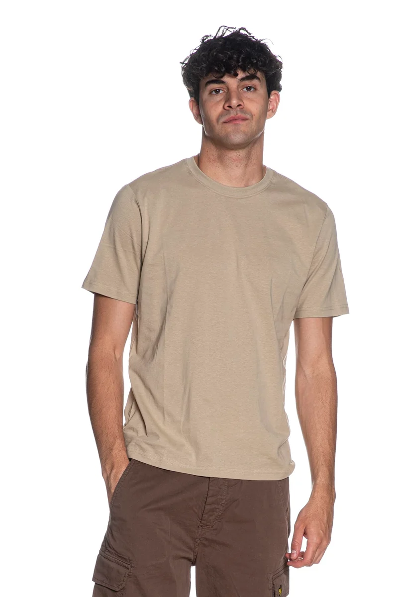 T Shirt Pyke Studio Basic Da Uomo Beige