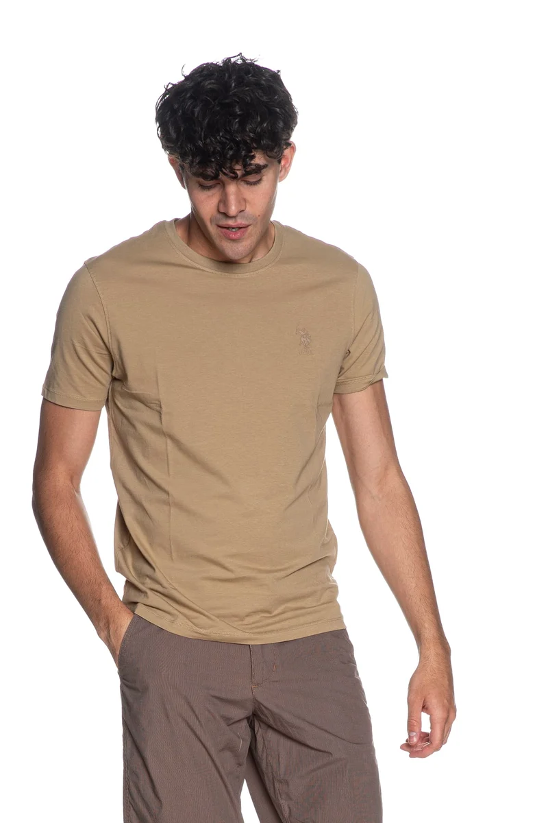 T Shirt U.S. Polo Assn Refly Reflect Da Uomo Sabbia