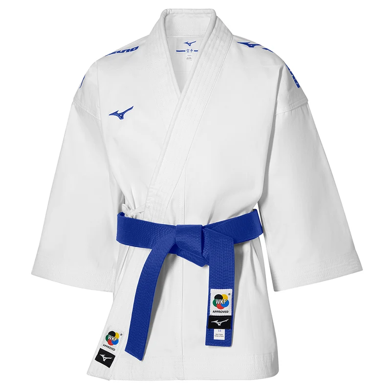 Giacca Karate Kata Premier League Mizuno Kime Blu