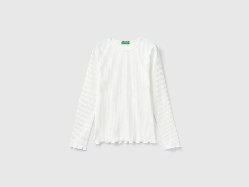 Maglietta slim fit in cotone stretch
