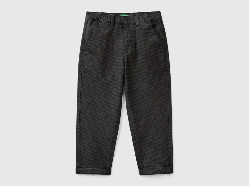 Pantaloni in cotone stretch