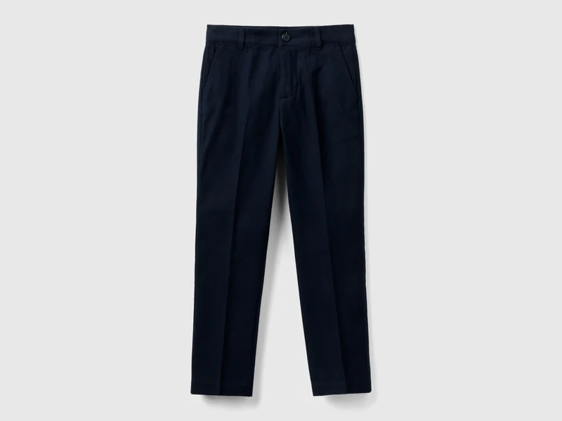 Pantaloni in flanella slim fit