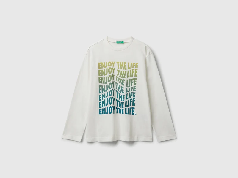 T-shirt in cotone con stampa