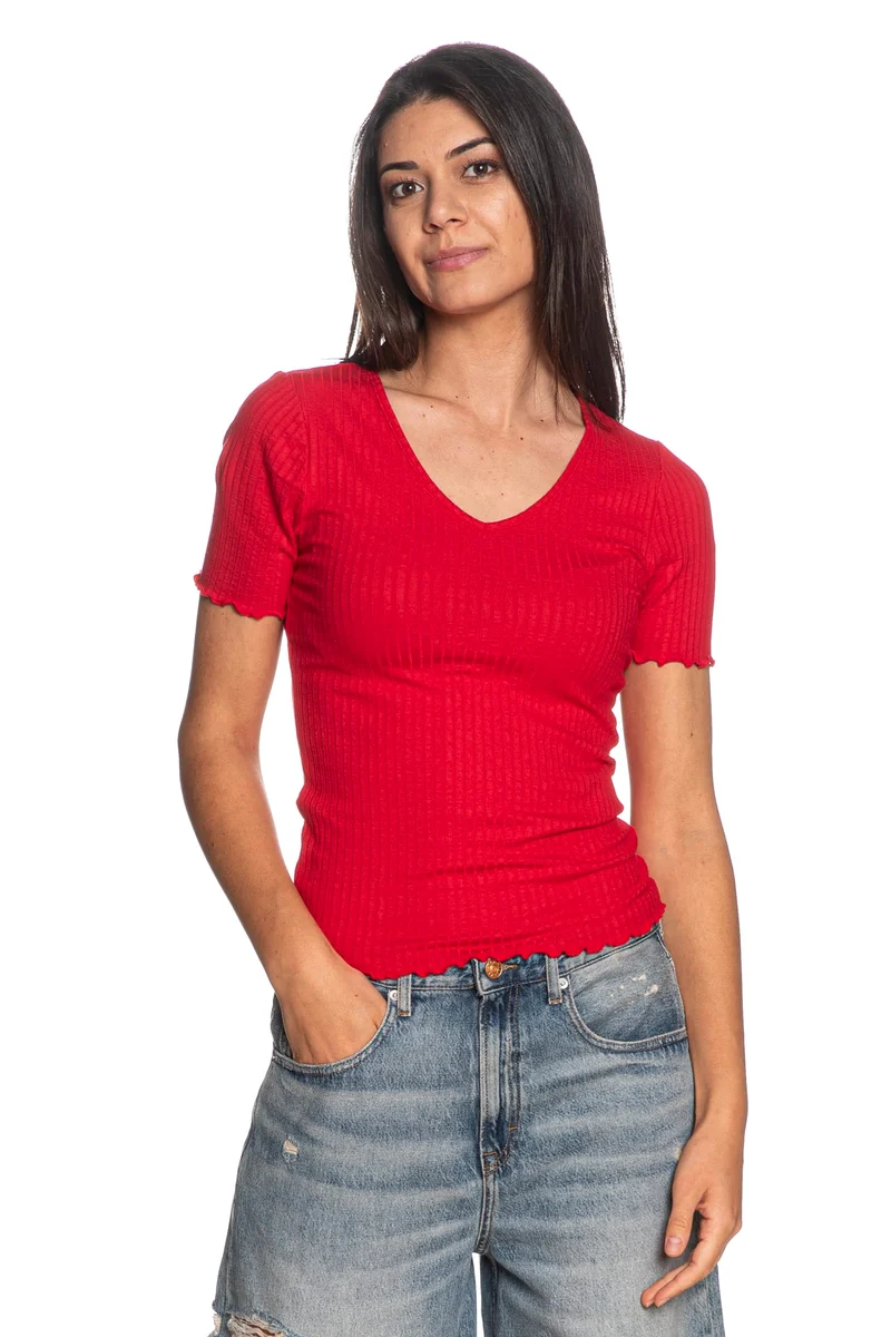 T Shirt Jdy Franciska Da Donna Rossa