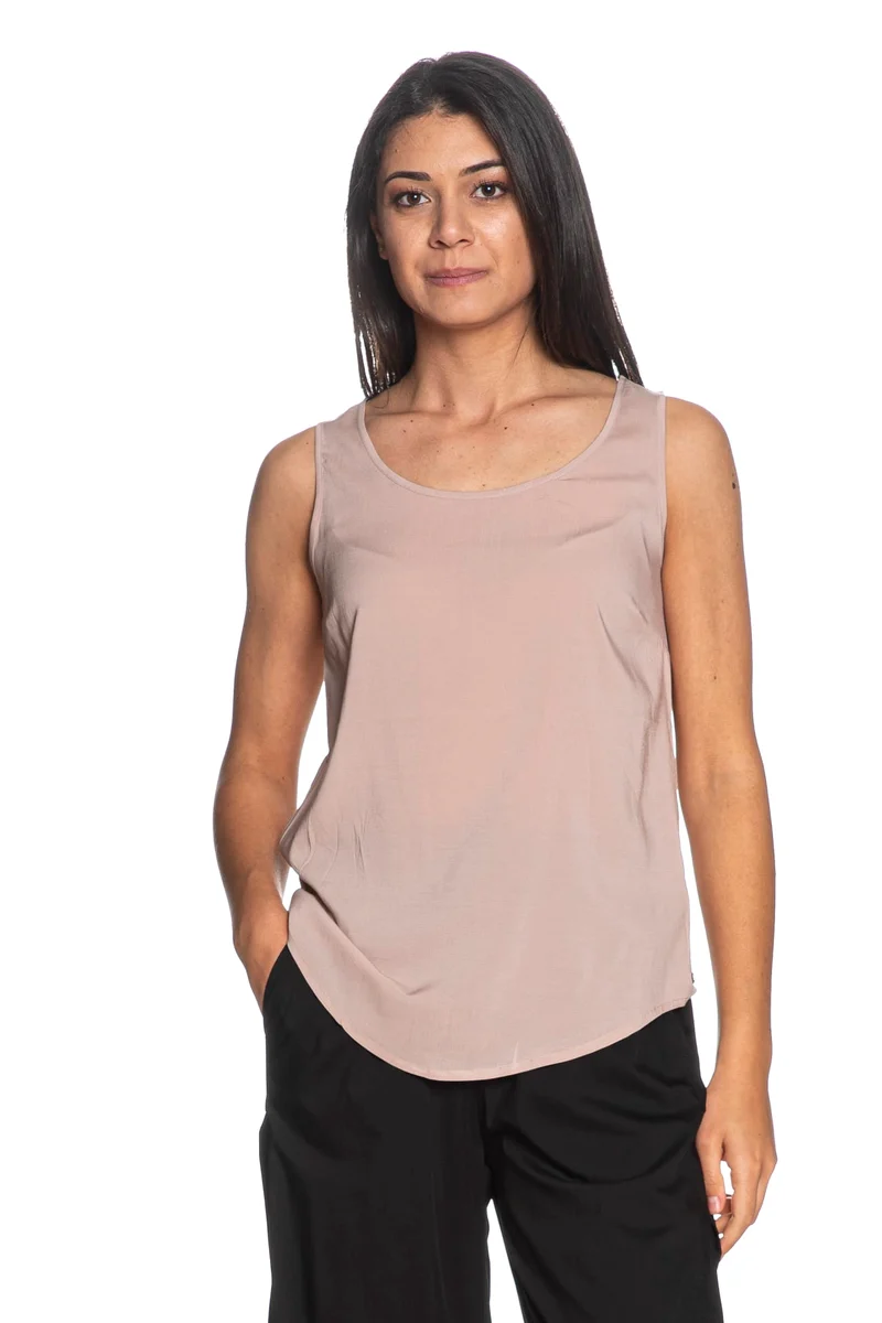 Canotta Ragno Voi Ecosilk Sleeveless Da Donna Rosa Antico