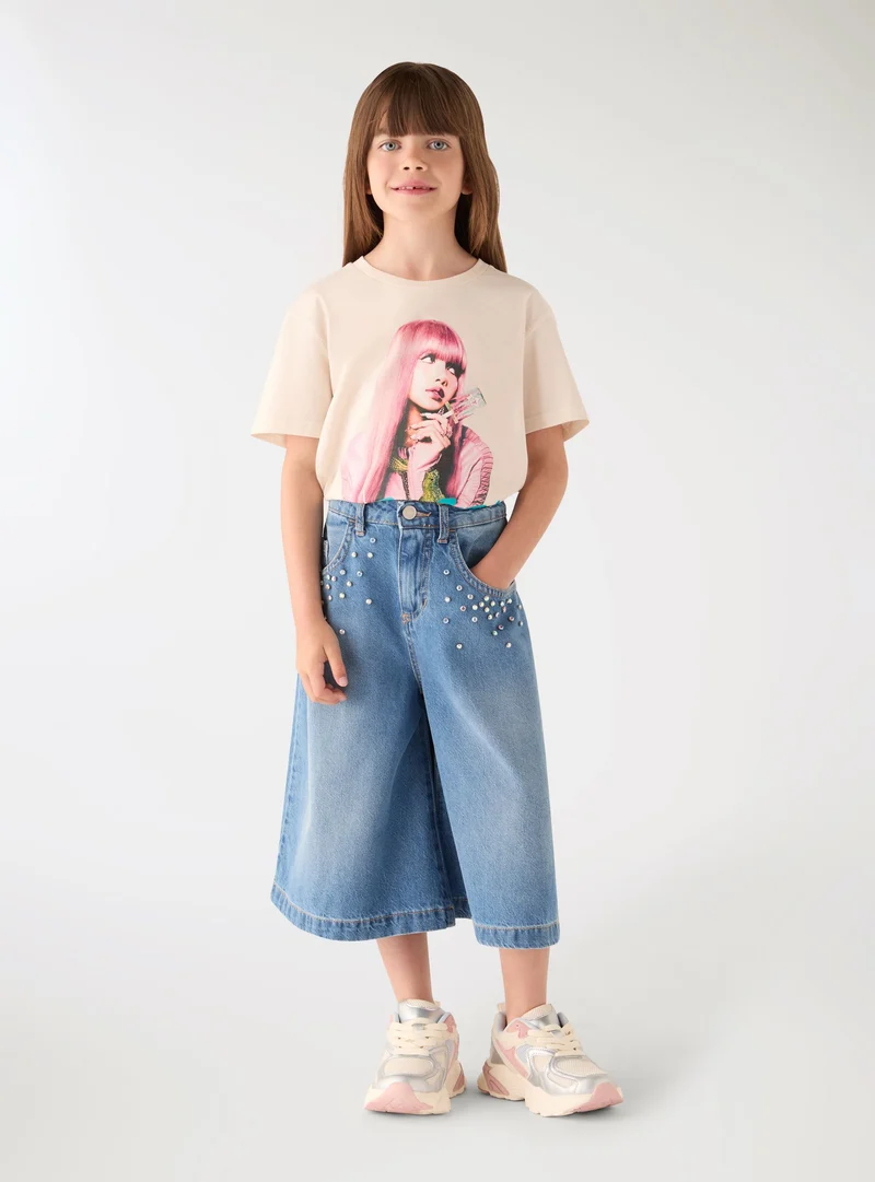 T-shirt con stampa Lisa Blackpink®
