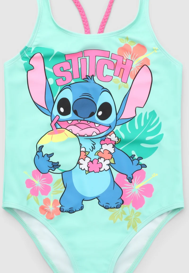 Costume intero con stampa Stitch