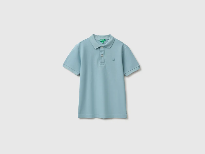 Polo manica corta in cotone bio