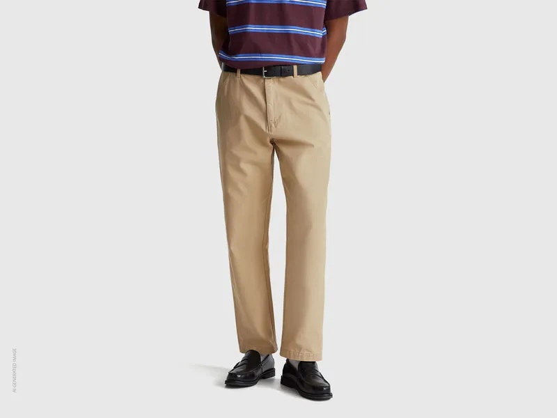 Pantaloni in puro cotone