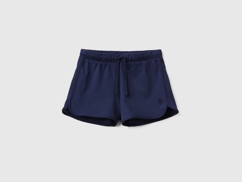 Shorts stile runner in cotone bio