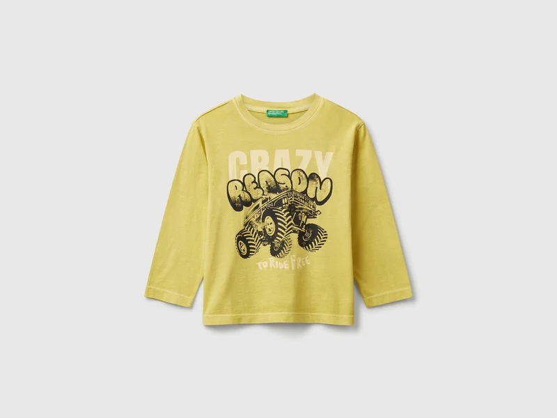 T-shirt manica lunga con stampa