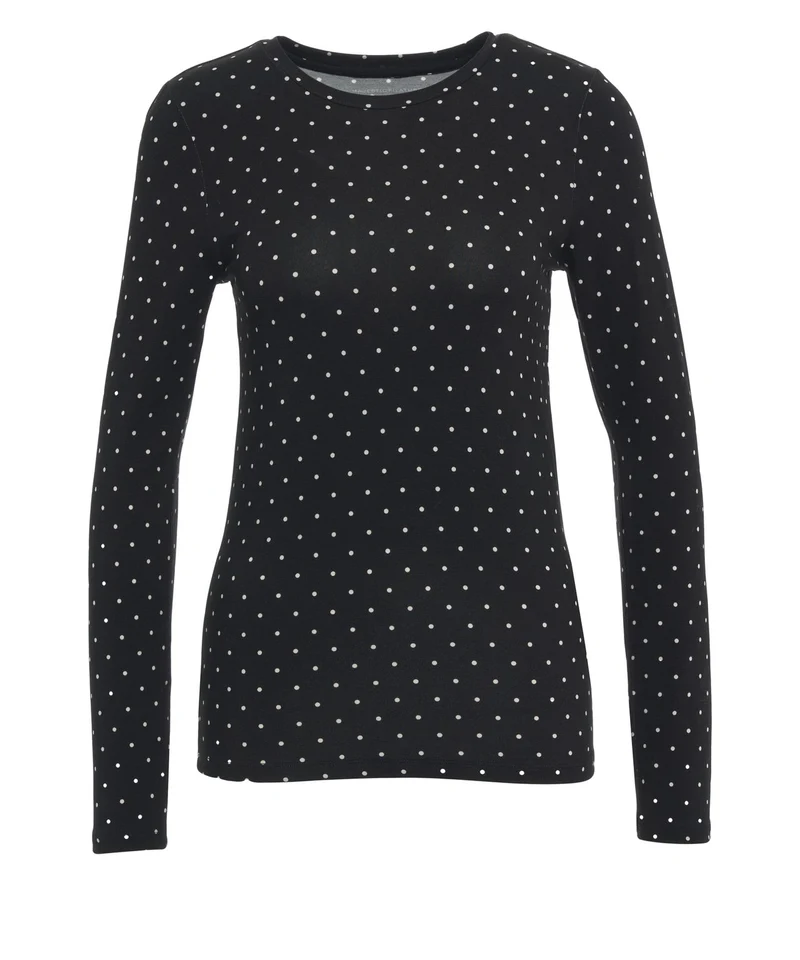 T-shirt a maniche lunghe con fantasia