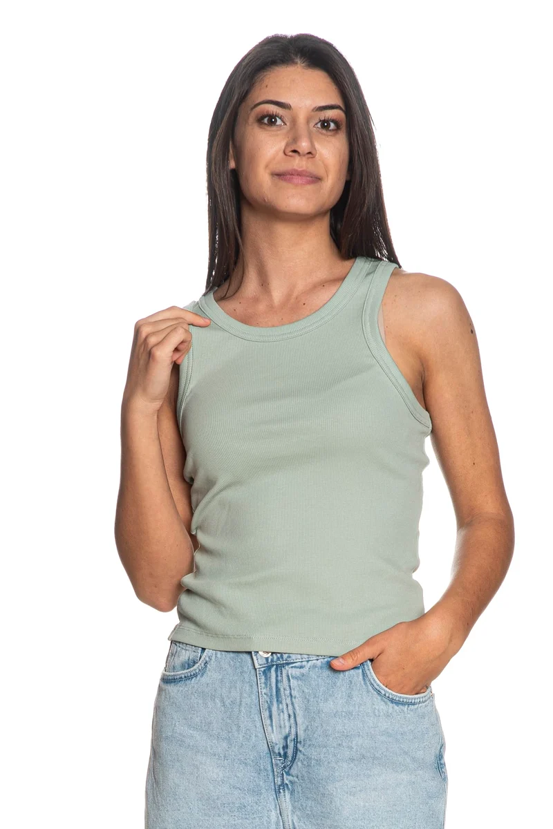 Canotta Only Val 2 Way Tank Da Donna Verde Menta