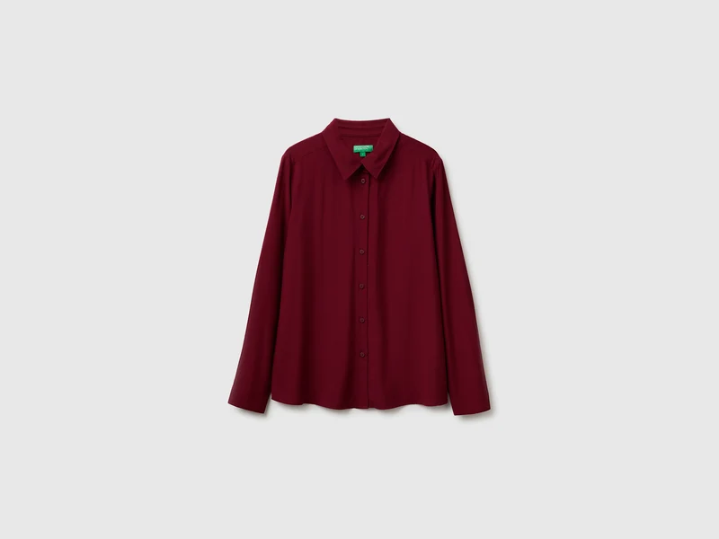 Camicia regular fit in viscosa