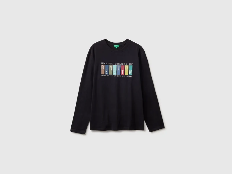 T-shirt con stampa e ricamo