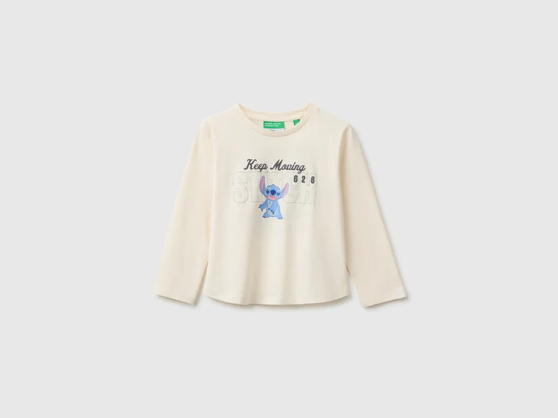 T-shirt stampa e ricamo ©Disney Lilo & Stitch