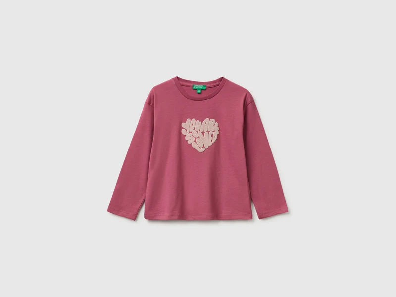T-shirt 100% cotone bio con stampa