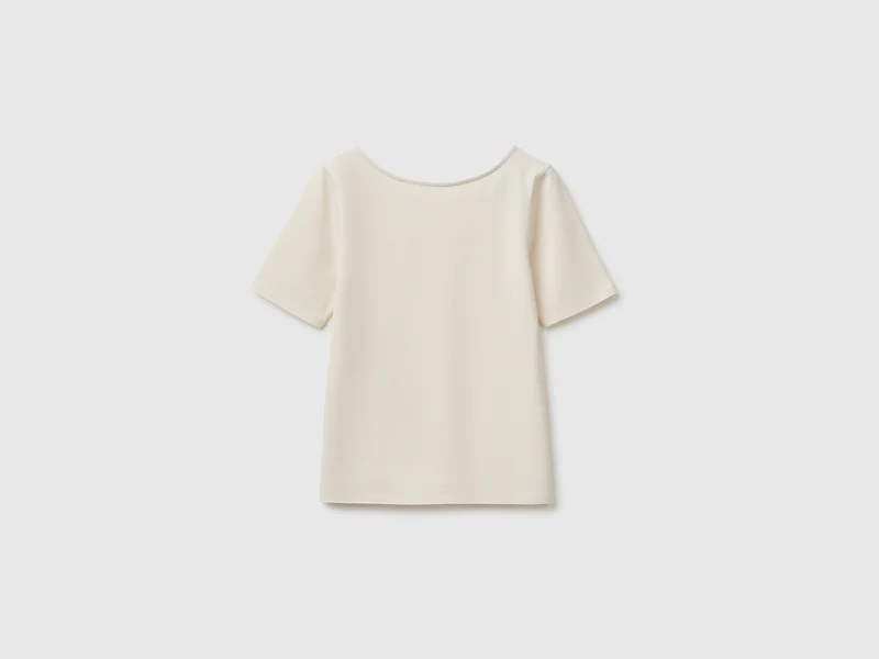 T-shirt slim fit reversibile
