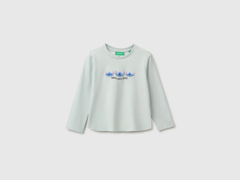 T-shirt stampa e ricamo ©Disney Lilo & Stitch
