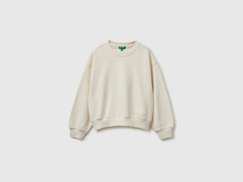 Felpa chiusa 100% cotone