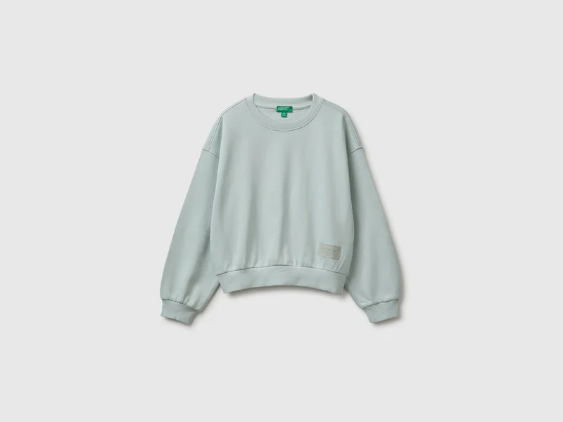 Felpa chiusa 100% cotone