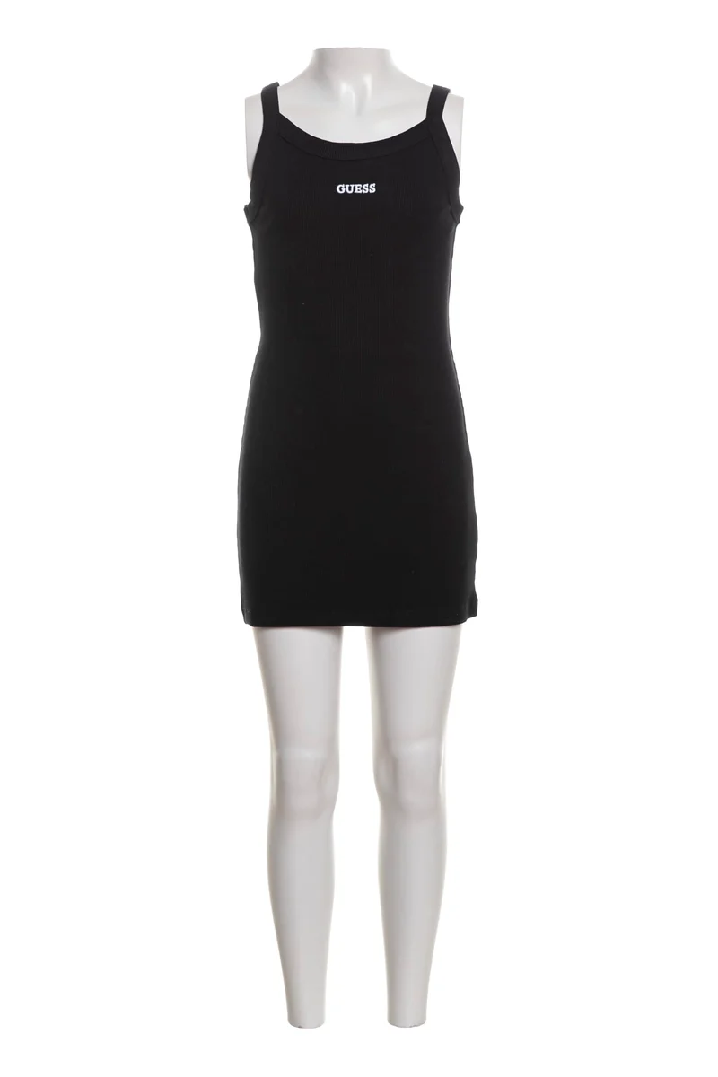 Abito Corto Guess Sl Rib Dress Da Bambina Nero