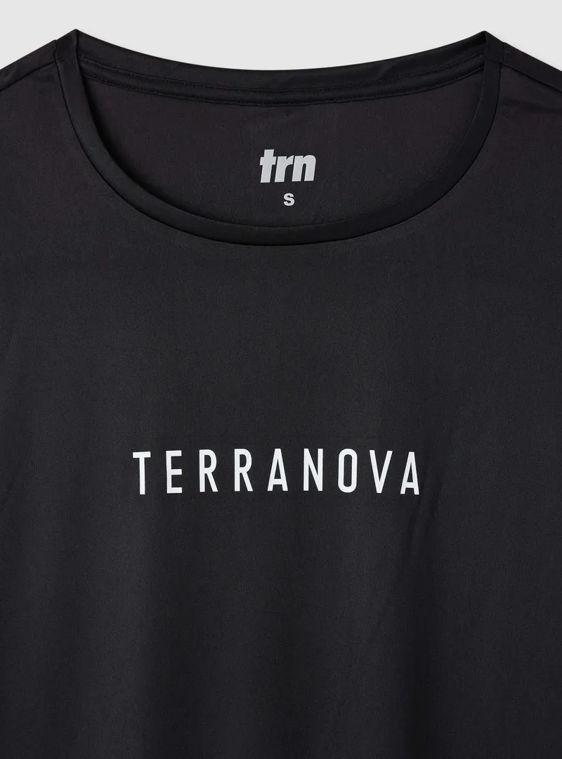 T-shirt ampia con stampa logo
